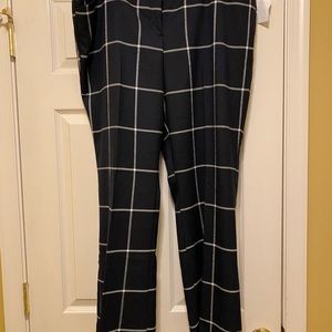 Worthington 18w Navy Window Pane dress pants